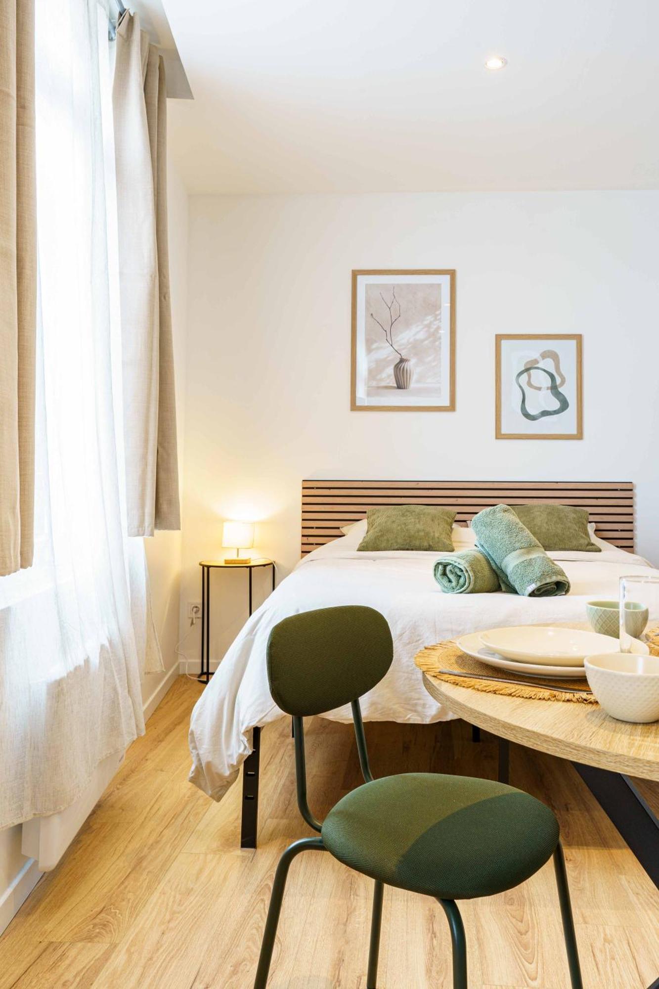 Studio Elegant 3 Pers Wifi Saint-Quentin  Dış mekan fotoğraf